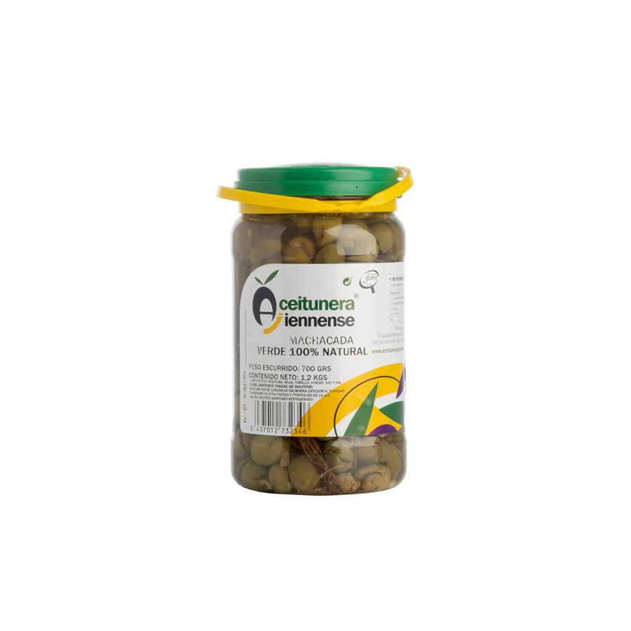 AJ-Aceitunas-NATURAL-MACHACADA-700gr.jpg AJ - Aceitunas NATURAL MACHACADA 700gr