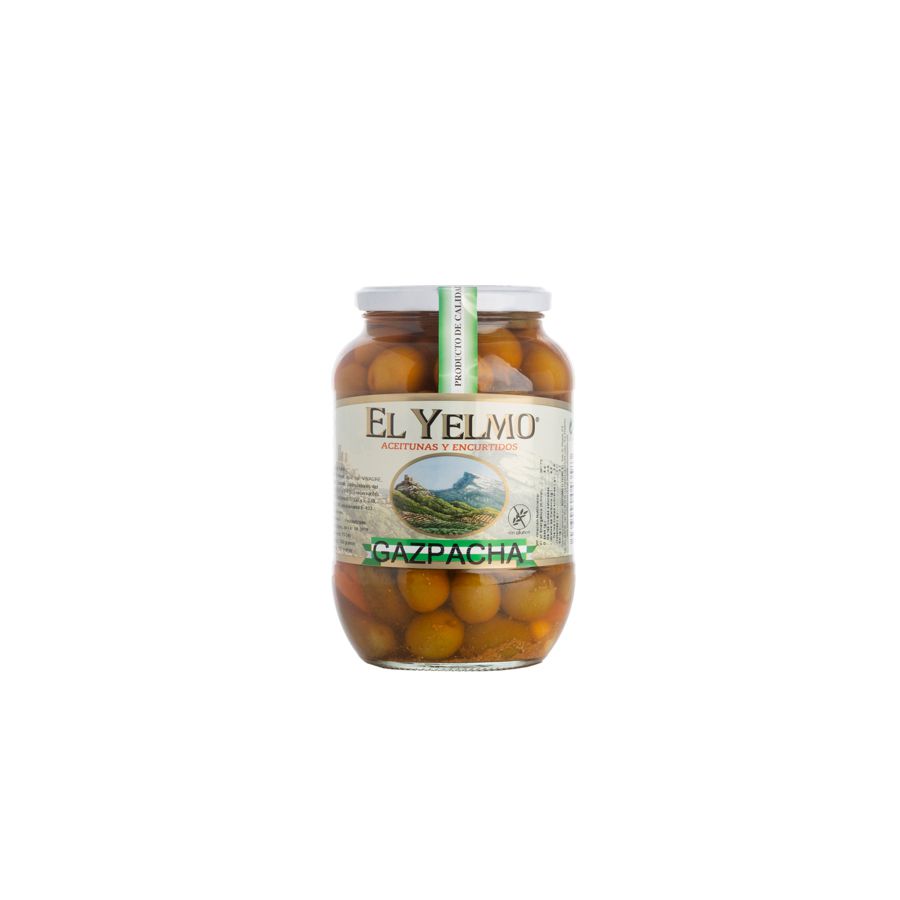 YE-Aceitunas-CRISTAL-GAZPACHA-550gr.jpg YE - Aceitunas CRISTAL GAZPACHA - 550gr